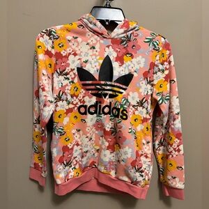 Adidas Multicolor Floral Hoodie